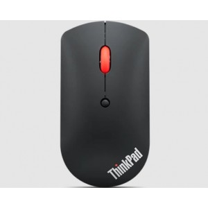 Lenovo 4Y50X88822 ThinkPad Bluetooth Silent Mouse - Dual-Host Bluetooth 5.0 to Switch Between 2 Devices,DPI Adjustment: 2400, 1600, 800, 1YR Battery Life