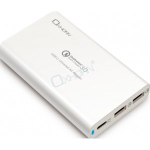 Oxhorn USB Type C Quick Charge 3.0 Laptop Notebook Charger - Fast Charging 40W Power USB-C, USB 3.0, USB-A, HP, ASUS, Lenovo, Dell, Acer, Toshiba