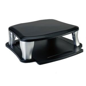 Targus Universal Monitor Stand Sliding with Slide-out Tray/ Position Heights Adjust 3.75'' to 5.75''