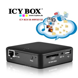 ICY BOX 4 in 1 WLAN Storage Station IB-WRP201SD