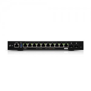 Ubiquiti EdgeRouter 12 - 10-Port Gigabit Router 2 SFP Ports- 24v Passive PoE In and Out (Limited) - 1GHz Quad Core Processor - 1GB RAM