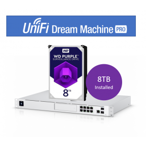 Ubiquiti UniFi Dream Machine Pro Enterprise Security Gateway & Network Appliance � Includes WD 8Tb HDD Pre-Installed