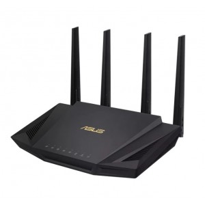 ASUS RT-AX3000 V2 Dual Band Wi-Fi 6 (802.11ax) Router, MU-MIMO, OFDMA, AiProtection Pro, ASUS AiMesh (WIFI6)