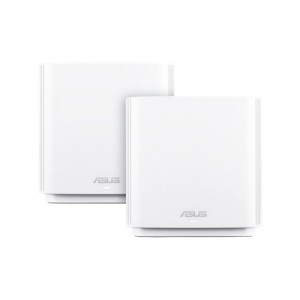 ASUS ZENWIFI CT8 AC3000 Tri-band Whole-Home Mesh WiFi Routers (2 Pack) White Colour
