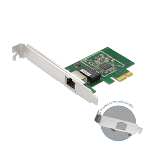 Edimax EN-9225TX-E 2.5 Gigabit Ethernet PCI Express Server Adapter, PCIE Gen 2 x 1, 16K Jumbo Frames, Supports IEEE 802.1Q/QOS/VLAN ID Tagging