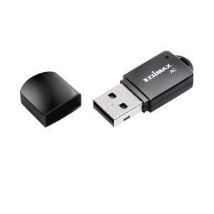 Edimax EW-7811UTC AC600 Wireless Dual-Band Mini USB Adapter 150 Mbps 2.4GHz 433 Mbps 5GHz 802.11 abgn WPS Button