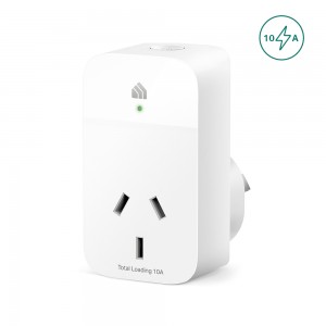 TP-Link KP105 Kasa Smart Wi-Fi Plug Slim, Smart Plug, Remote Control, Timer, Voice Control, Compatible with Alexa, Fireproof and Overhead Protection