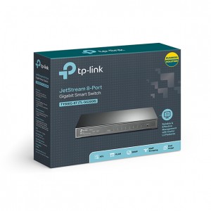TP-Link TL-SG2008 8-Port Gigabit Smart Switch Fanless 802.1Q VLAN, ACL, Port Security and Storm control L2/L3/L4 QoS and IGMP snooping (LS)