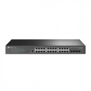 TP-LINK SG3428 Omada 24-Port Gigabit L2+ Managed Switch with 4 SFP Slots, Integration with Omada SDN Controller, Static Routing, OAM, 802.1Q VLAN