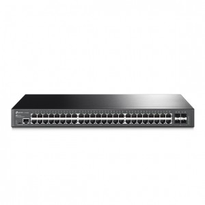 TP-Link TL-SG3452 JetStream 48-Port Gigabit L2 Managed Switch with 4 SFP Slots, Integrated into Omada SDN, Centralised Management, Static Routing