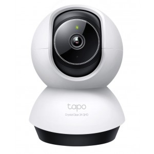 TP-LINK TC72 Pan/Tilt AI Home Security Wi-Fi Camera, 2K 4MP QHD, Two-Way Audio, Sound and Light Alarm, Smart AI Detection