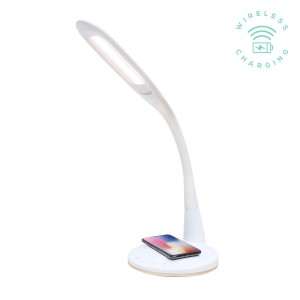 mbeat actiVIVA LED Desk Lamp with Wireless Changer - LED illumination Switches/Warm Cool Modes/Rubberized Flexible Neck/Touch Sensitive
