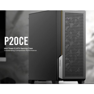Antec P20CE ATX,  High Airflow, Ultra Sound Dampening from 4 sides , 6x HDDS,  5x 120mm Fans, Built in Fan controller, Office and Corporate Case