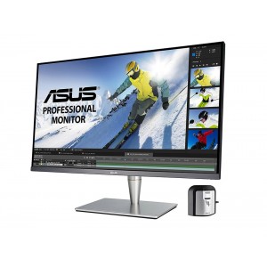 ASUS ProArt PA32UC-K 32" 4K HDR Direct-LED IPS Professional Monitor Colour Pre-Calibrated 5ms UHD 3840x2160 Thunderbolt 3 USB-C HDMI 2.0 DisplayPort Speakers Tilt Pivot Height Adjustment VESA EyeCare