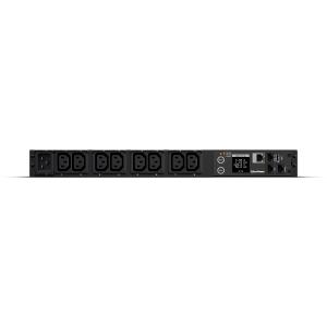 CyberPower Monitored ePDU PDU31005 1RU horizontal 16Amp input - SNMP Network Connection - 8x IEC-320 C13 out -IEC-320 C20 in - 2 Yrs Adv. Replacement WTY