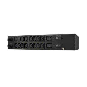 CyberPower-2U Switched ATS 32Amp input/output - (PDU32SWHVCEE18ATNET) - SNMP Network Connection - 16x IEC C13 & 2x IEC C19 out - IEC 309-32A in - 2 Years WTY