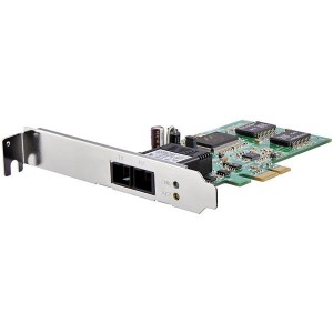StarTech PEX1000MMSC2 Gigabit Ethernet Card for Computer - 1000Base-SX - Plug-in Card - PCI Express x1 - 2 Gbit/s Data Transfer Rate - 1 Port(s) - 1 x SC Port(s) - Optical Fiber