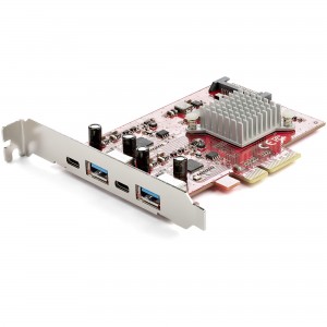 StarTech 4-Port USB PCIe Card - 10Gbps 2x USB-C 2