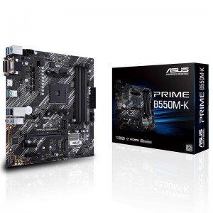 ASUS PRIME B550M-K AM4 M.2 USB3.2 HDMI Micro-ATX Motherboard