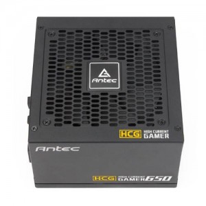 Antec HCG-650G 650w 80+ Gold Fully Modular PSU, 120mm FDB Fan, 1x EPS 8PIN, 100% Japanese Caps, DC to DC, Compact Design. 10 Years Warranty