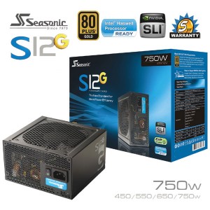 SeaSonic Electronics S12G Series SSR-750RT 750W 80 PLUS Gold Power Supply