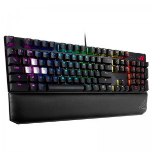 ASUS XA04 STRIX SCOPE DX/BL ROG Strix Scope Deluxe RGB Wired Mechanical Gaming Keyboard, Cherry MX Switches, Aluminum Frame