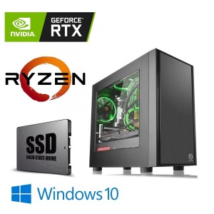 AMD Ryzen 5 2600 3.9GHz 2TB+240GB SSD 8GB RTX 2080 Gaming Computer Desktop PC