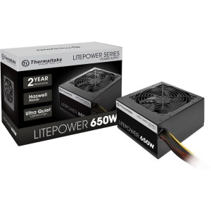 Thermaltake Litepower Gen 2 Non Modular 650W ATX Power Supply PSU for Desktop PC PS-LTP-0650NPCNAU-2