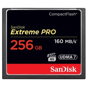 SanDisk 256GB Extreme Pro 160MB/s Compact Flash SDCFXPS-256G