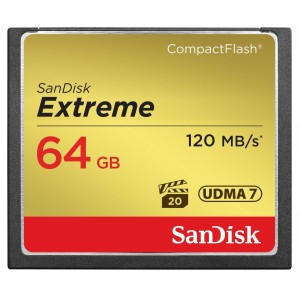 SanDisk 64GB Extreme 120MB/s Compact Flash SDCFXSB-064G