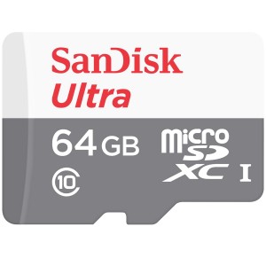 SanDisk 64GB Ultra Micro SD Card SDXC UHS-I 80MB/s Mobile Phone TF Memory Card SDSQUNS-064G