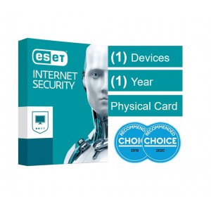 ESET Internet Security (Advanced Protection) OEM 1 Device 1 Year Download - Includes 1x Physical Printed Download Card