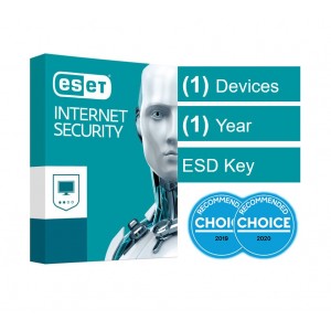 ESET Internet Security (Advanced Protection) OEM 1 Device 1 Year - ESD Key Only, no Physical Card