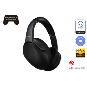 ASUS ROG STRIX GO BLUETOOTH Wireless Gaming Headset, Qualcomm aptX Adaptive Audio Technology, Ai Noise Cancelling Mic, Low Latency Performance, PC PS5