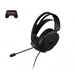 ASUS TUF GAMING H1 Headset, 7.1 Surround Sound, Lightweight, For PCs, Macs, tablets, smartphones, PlayStation 5, Nintendo Switch and XBOX