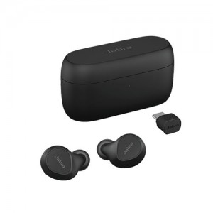 JABRA 20797-989-899 EVOLVE2 UC WIRELESS EARBUDS + LINK390C BT ADAPTER, USB-C
