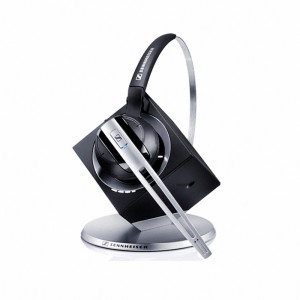 EPOS | Sennheiser  DW10 ML Office - DECT Wireless Office headset with base station, for desk phone and PC, convertible (headband or earhook) Teams