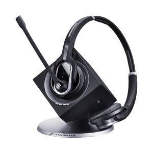 EPOS | Sennheiser DW Pro 2 - DECT Binaural Wireless Office headset with base station, for phone only, USB port for upgrade, ActiveGard + Ultra Noise C