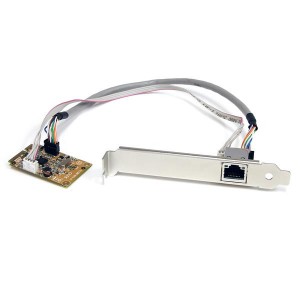 StarTech ST1000SMPEX Gigabit Ethernet Card - 10/100/1000Base-T - Plug-in Card - Mini PCI Express - Realtek RTL8111E - 1 Port(s) - 1 - Twisted Pair