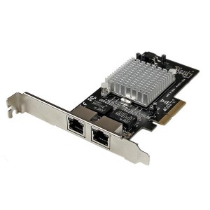 STARTECH ST2000SPEXI 2 PORT GbE PCIe NETWORK CARD, STD PROFILE, 2YR