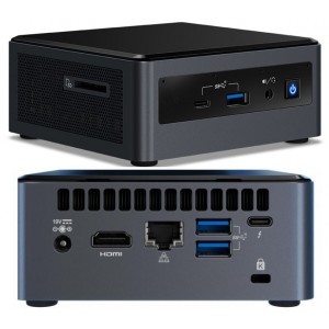 Intel NUC mini PC i5-10210U 4.2GHz 2xDDR4 SODIMM 2.5' HDD M.2 SATA/PCIe SSD HDMI USB-C (DP1.2) 3xDisplays GbE LAN WiFi BT 5xUSB