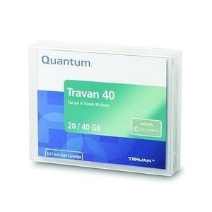 Quantum 20 / 40 GB Data Cartridge Tape for use in Travan 40 Drives CTM40