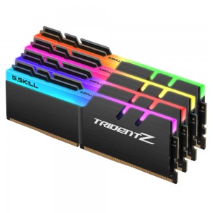 G.Skill Trident Z RGB 32GB (4x8GB) DDR4 2400MHz Dual Channel RAM KIT C15 Gaming Desktop Memory PC4-19200 1.2V F4-2400C15Q-32GTZR