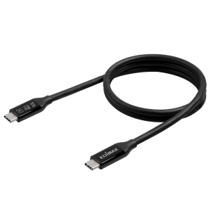 Edimax UC4-010TB 40Gbps USB4 Thunderbolt 3 Cable (USB-C to USB-C) - 1M, Up To 40Gbps Between Thunderbolt 3 USB-C Devices, Tangle Free, Fast Charging
