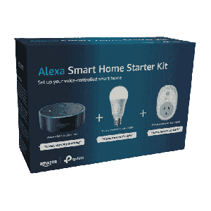 AMAZON ALEXA SMART HOME STARTER KIT - SMART LIGHT BULB + SMART POWER PLUG
