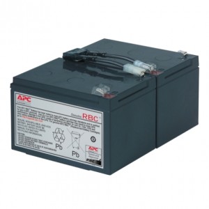 APC Genuine Replacement Battery RBC6 Suitable For SMC1500IC, SMC1500, SMT1000C, SMT1000