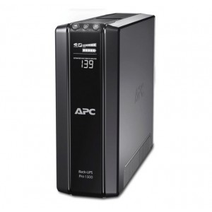 APC BR1500GI Back-UPS Pro 1500VA/865W Line Interactive UPS, Tower, 230V/10A Input, 10x IEC C13 Outlets, Lead Acid Battery, LCD, AVR