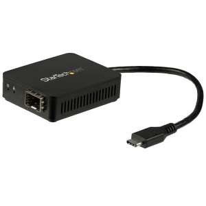 STARTECH US1GC30SFP USB C TO FIBER OPTIC CONVERTER - OPEN SFP
