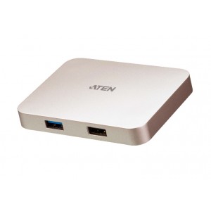 Aten UH3235-AT USB-C Multiport Dock with Nintendo Switch, Android and iPad Pro (USB-C) support, HDMI 4K output, supports Windows + Mac (USB-C)