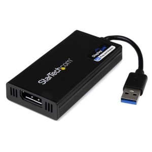 StarTech USB32DP4K USB 3.0 to DisplayPort Adapter, 4K 30Hz UHD, USB to DP Display Adapter, External Video/Graphics Card for Mac & Windows - USB 3.2 5Gbps to DisplayPort adapter connects your USB-A computer to a DP monitor - Extend your desktop by addi
